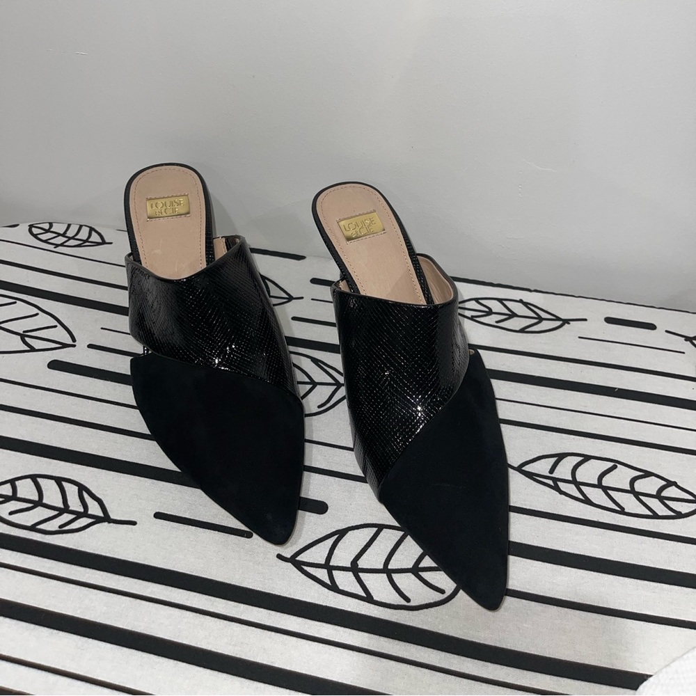 Louise et Cie Jelisa Pointy Toe Mule Heels: Size 9